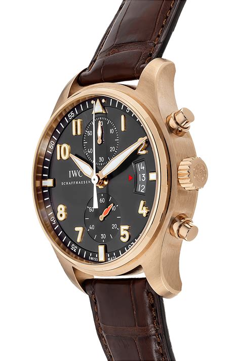 iwc spitfire rose gold chronograph|iwc spitfire chronograph price.